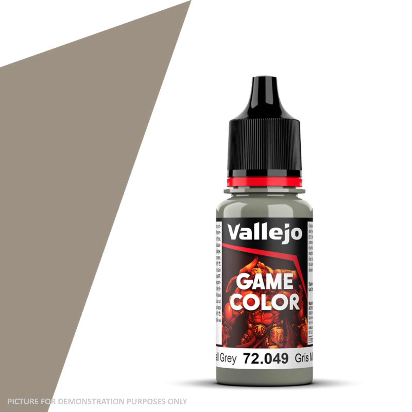Vallejo Game Colour - 72.049 Stonewall Grey 18ml